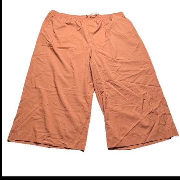 OLD NAVY ~ Plus 4X ~ Warm Hickory STRETCH TECH Cropped WIDE LEG Pants - Picture 9 of 13